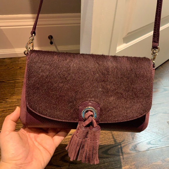 kate spade Bags Kate Spade Bag Purple With Fur Poshmark